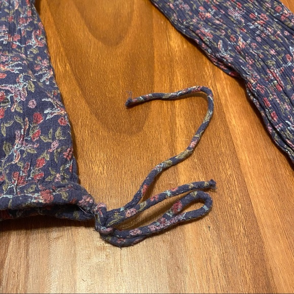 H&M L.O.G.G. Floral Long Sleeve Shirt - Picture 3 of 4